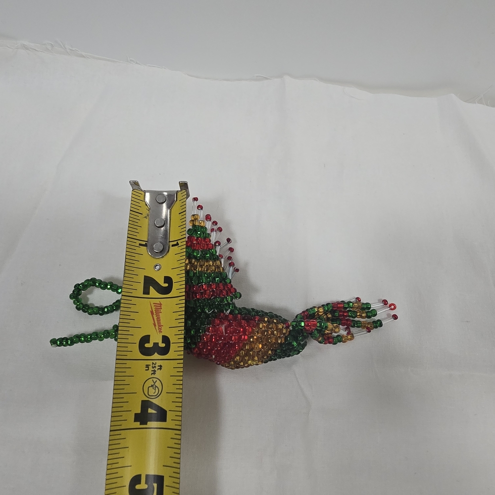 Colorful Beaded Hummingbird Keychain - Picture 10 of 14